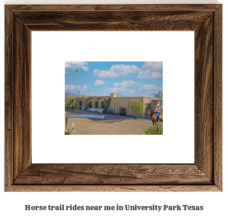 horse trail rides near me in University Park, Texas